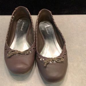 Mauve purple ballet flats